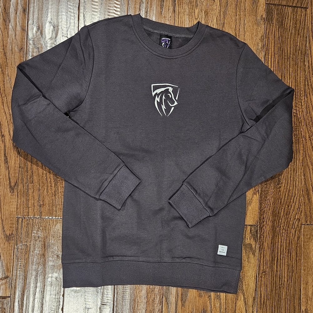 NWOT LOYALTY GAMING Wolfgang Men's Sweatshirt, Charcoal Gray - Size Medium